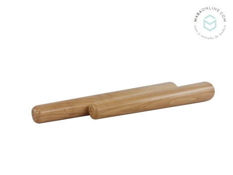 Tapered wooden leg, varnished, 32 cm long Ref.SL2849