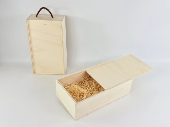 Wooden box 36.5x20.5x11 cm. with Sliding Cover Ref.P1454C8J2