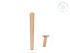 Tapered wooden leg, 30 cm long Ref.ST30