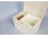 Wooden suitcase box 30x20x26 cm. with handle and inner tray Ref.P00CM52