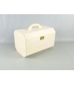 Caja maleta octogonal de madera 31x19x19 cm. c/asa Ref.PCM54A