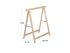 Standard pine wood trestle, order 35 units. Ref.1341