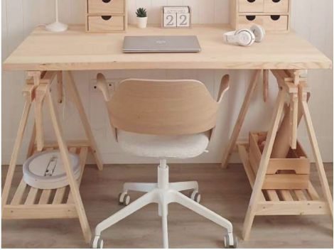 Tablero de pino macizo para mesa