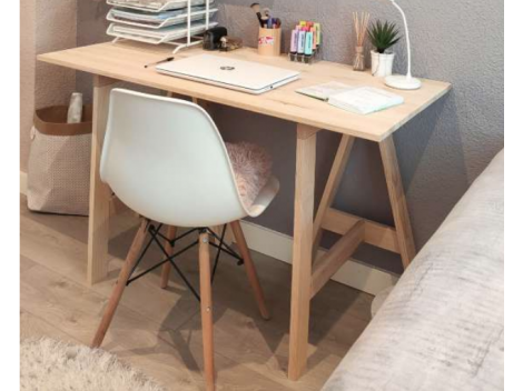 Tablero de pino macizo para mesa
