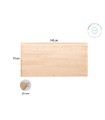 Solid pine board three sizes Ref.AS12699