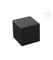 Black Square Wooden Base 10x10x10 cm. Ref.MS1A110