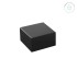 Peana de madera Cuadrada Negra 8x8x3 cm. Ref.MD1A142M