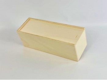 Wooden box 39x14x13 cm. with sliding cover Ref.PC6A