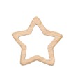 Star in beech wood 5.8x5.8 cm. Ref.RM102