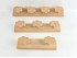 Natural wall coat rack 2, 3 and 4 Cloud hangers Ref.