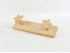 Natural wall coat rack 2, 3 and 4 Star hangers Ref.855E