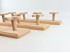 Natural wall coat rack 2, 3 and 4 Star hangers Ref.855E