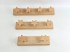 Natural wall coat rack 2, 3 and 4 Star hangers Ref.855E