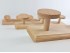 Natural wall coat rack 2, 3 and 4 hangers Circle Ref.855R
