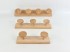Natural wall coat rack 2, 3 and 4 hangers Circle Ref.855R