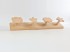 Natural wall coat rack 2,3 and 4 Combined hangers Ref.855BC