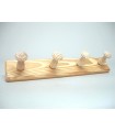 Pine hanger 4 knobs Ref.851B