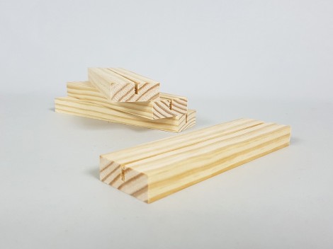 Taco madera de 15x4x1,5 cm. Ref.P1007