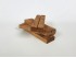 Taco madera envejecido de 15x4x1,5 cm. Ref.P1009