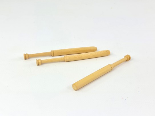 Bolillo de madera liso 12 cm. Ref.CCXE04