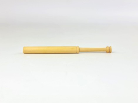 Bolillo de madera liso 12 cm. Ref.CCXE04