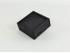 Black wooden box 13x13x6 cm. with Frame sliding cover Ref.P00C01CN