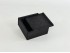 Caja de madera Negra 13x13x6 cm. c/tapa corredera Marco Ref.P00C01CN