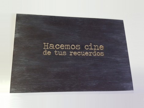 Black wooden box 12x8x7 cm. with sliding lid Ref.1623