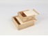 Wooden box 2 measures w / Sliding Lid Frame Ref.P00C01