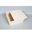 Wooden box 27x27x12 cm. with sliding cover Ref.PC4K