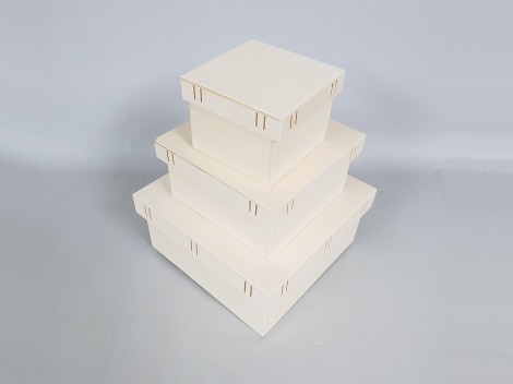 Caja de madera c/tapa para cinta 3 medidas Ref.P50C16