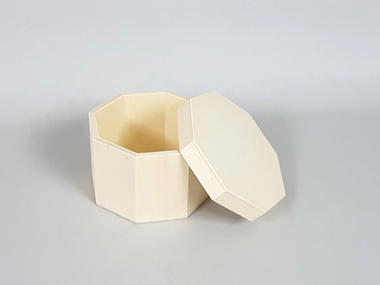 Octagonal box with lid Ref.P53C10E