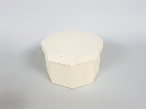 Caja de madera Octogonal 17x17x11 cm. c/tapa Ref.P53C10E