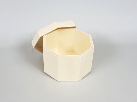 Octagonal box with lid Ref.P53C10E