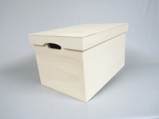 Caja de madera Grande 52x35x34 cm. c/tapa Ref.P00CA50