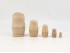 Set 5 unpainted Matryoshka dolls Ref.OP63772