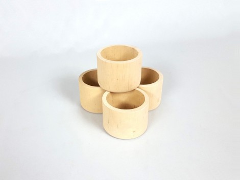 Cubilete de madera pequeño Ø7x5 cm. Ref.1464