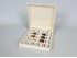 Caja de madera 23x23x5 cm. 25 divisiones Ref.AR1028.2