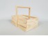 Wooden basket box 24x18,5x20 cm. Ref.AR11331