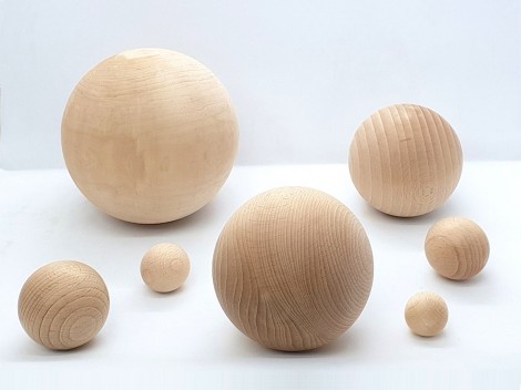 Wooden balls without drilling