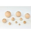 Wooden balls with bore Ref.100T