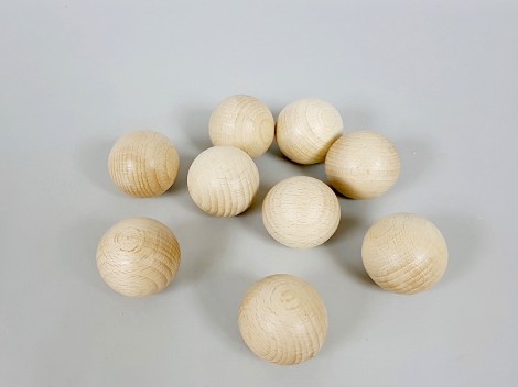 Wooden ball for table football Ø 33 mm. Ref.bolafutbolín