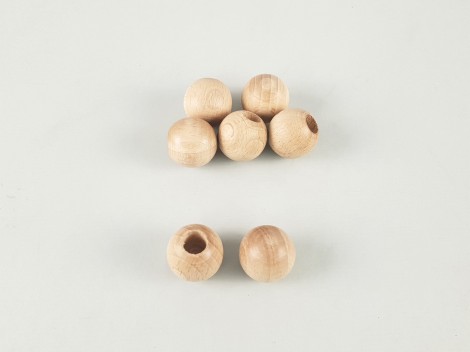 Bola de madera Ø20 mm. c/T.8x10 mm. Ref.20T8x10
