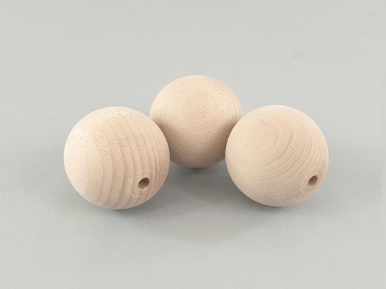 Bola de madera Ø65 mm. c/T.8x15 mm. Ref.65T8x15