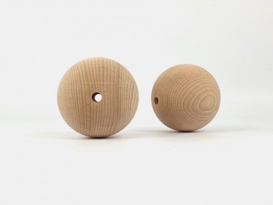Wooden ball Ø90 mm. c/T.10 mm. Ref.100T-90