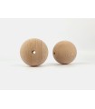 Wooden ball Ø90 mm. c/T.10 mm. Ref.100T-90