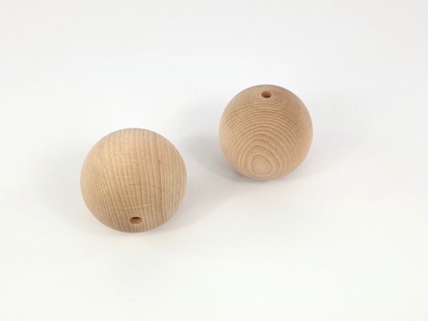 Wooden ball Ø90 mm. c/T.10 mm. Ref.100T-90