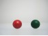 Bolas de madera madera Ø16 mm. verde y roja / 100 uds.
