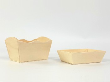 Bandejas mini de madera c/forma 2 modelos Ref.P00CE01