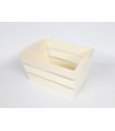 Inclined wooden basket box 35x24x20 cm. Ref.P00CZ35